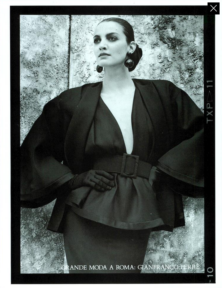 Bailey Vogue Italia September 1986 Speciale 08