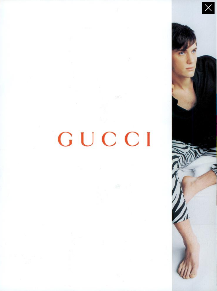 Testino Gucci Spring Summer 1996 01