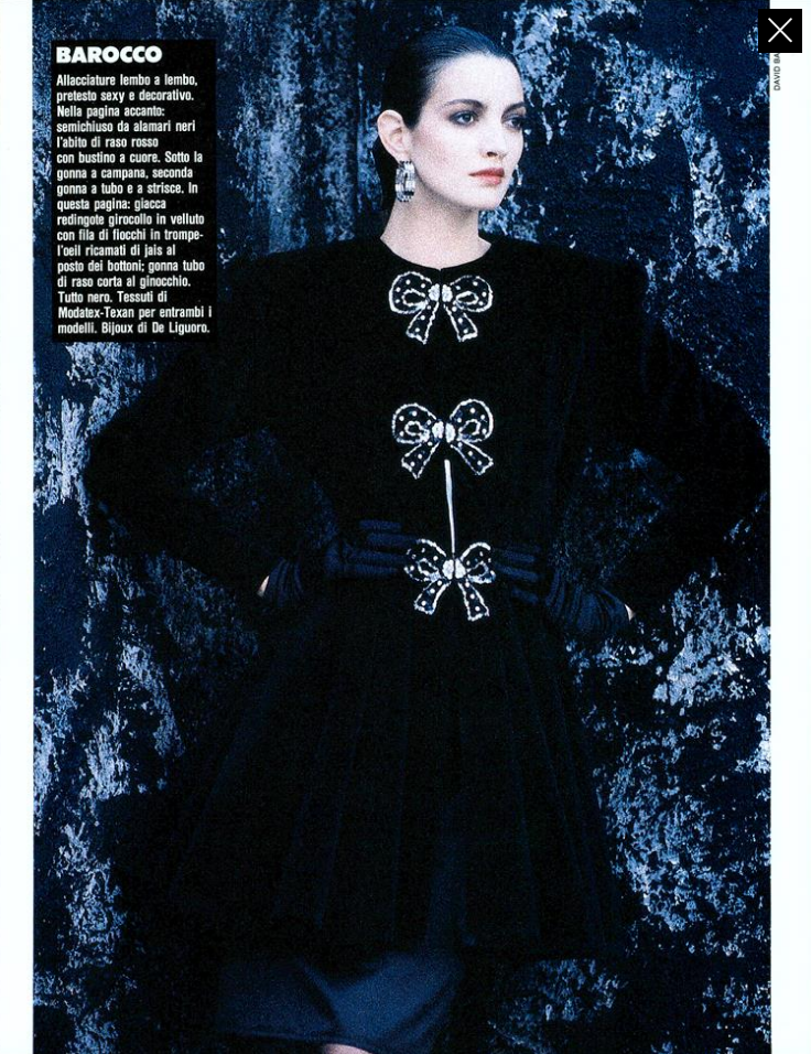 Bailey Vogue Italia September 1986 Speciale 20