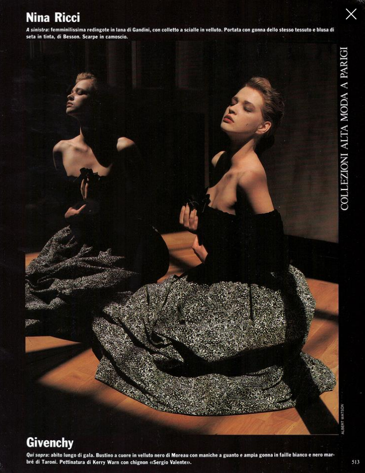 Watson Vogue Italia September 1986 Speciale 16