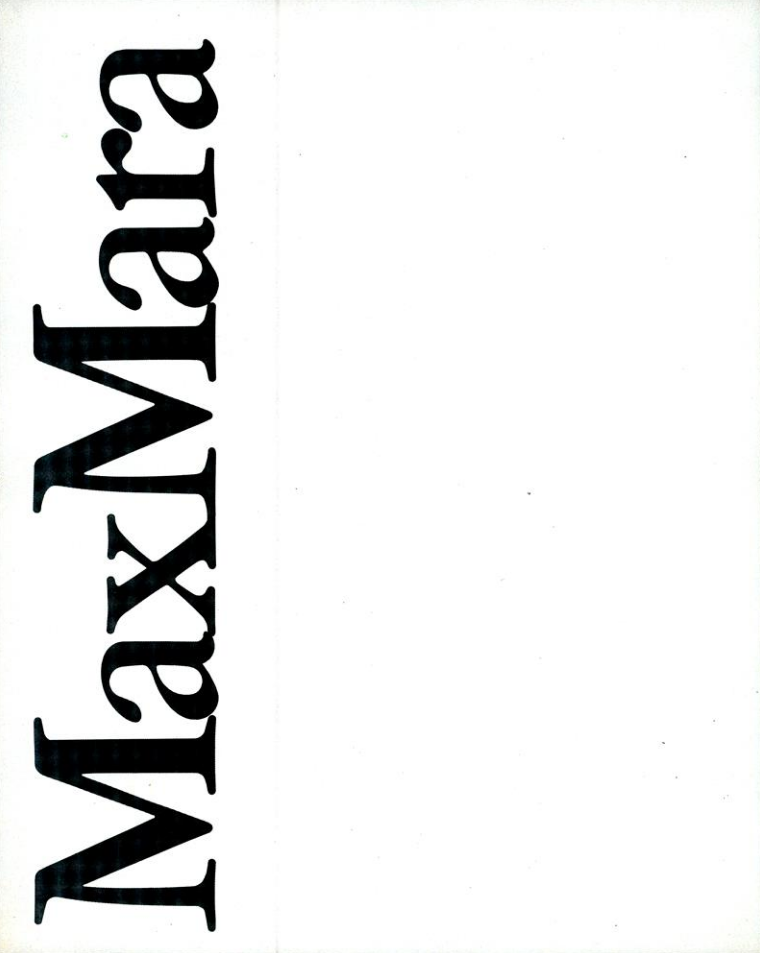 Max Mara Fall Winter 89 90 01