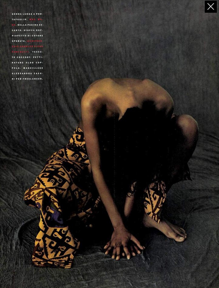 Africa Ferri Vogue Italia June 1989 12
