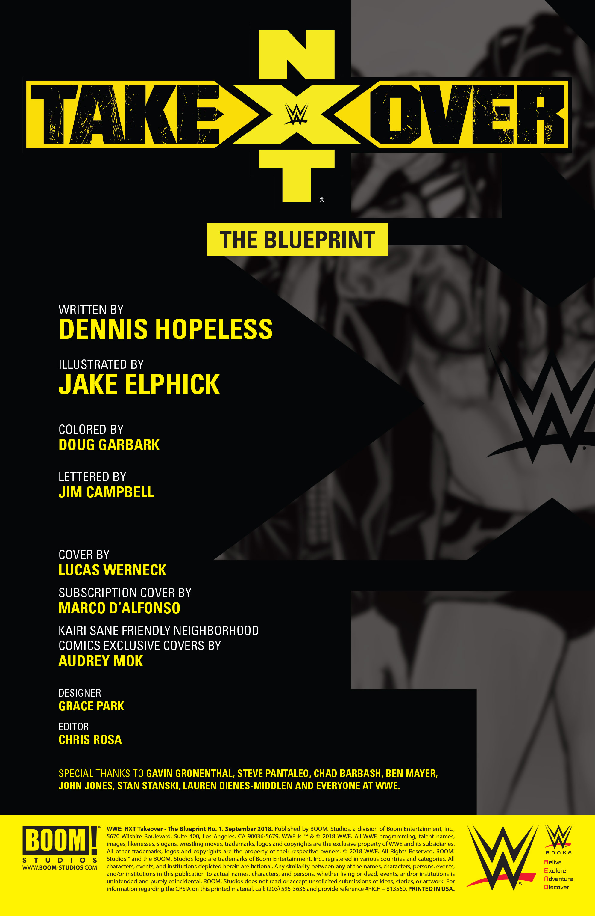 WWE NXT Takeover The Blueprint 001