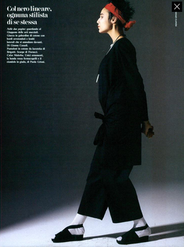 Vogue Italia March 1985-2 : Susie Bick by Hiro | the Fashion Spot