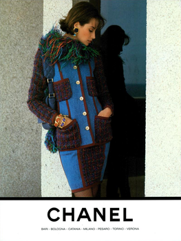 Vintage von Werth - Blog: Christy Turlington and Linda Evangelista for  Chanel, Fall/Winter 1991/92